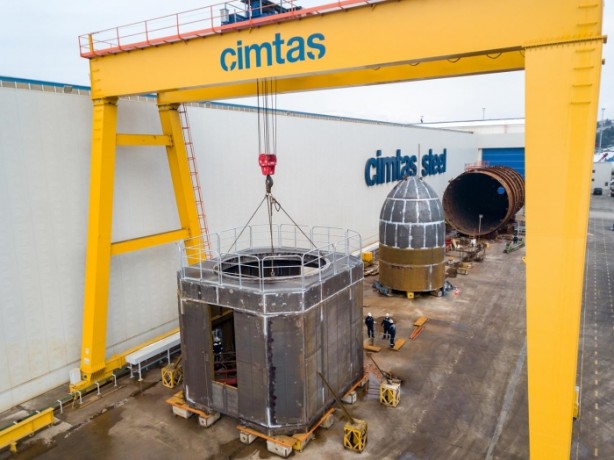 Foto - Her biri tam 75 ton! Çanakkale Köprüsü'ne yerleştirilecek