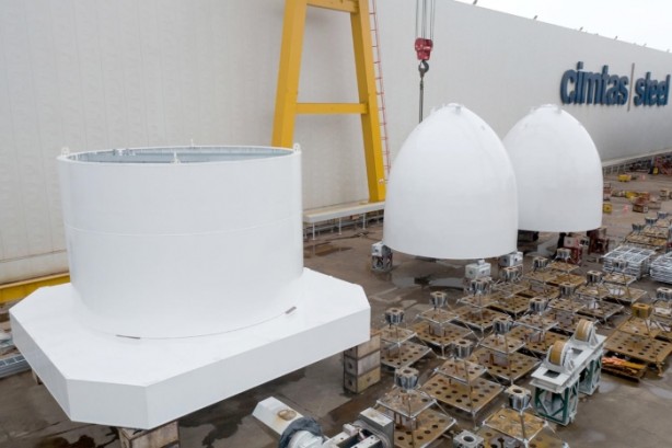 Foto - Her biri tam 75 ton! Çanakkale Köprüsü'ne yerleştirilecek