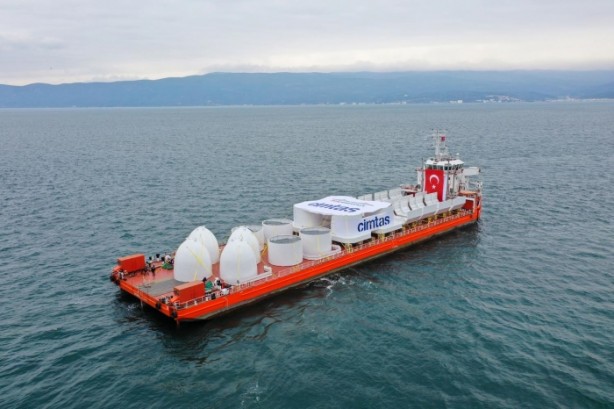 Foto - Her biri tam 75 ton! Çanakkale Köprüsü'ne yerleştirilecek