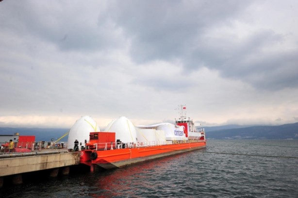 Foto - Her biri tam 75 ton! Çanakkale Köprüsü'ne yerleştirilecek