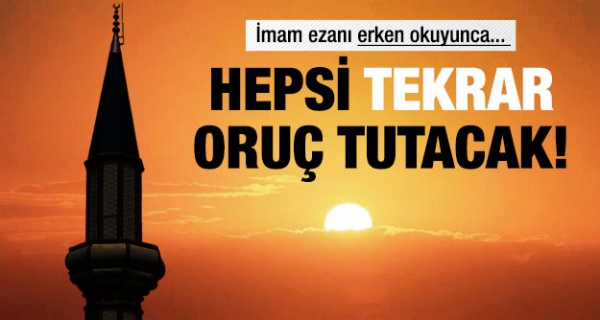 Her Ramazan karşımıza çıkan durumlar