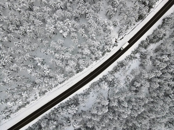 Foto - Her yer beyaza büründü! Kastamonu ormanları dron ile görüntülendi