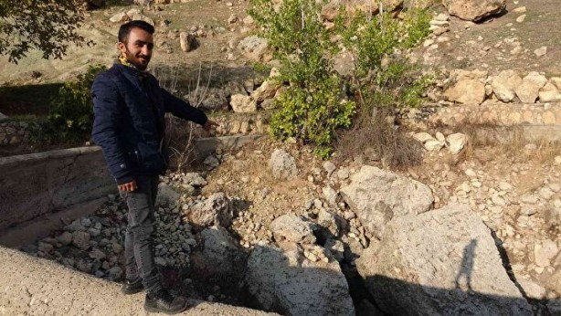 Foto - Herkes gizemli mağarayı merak ediyor! Sular çekilince...