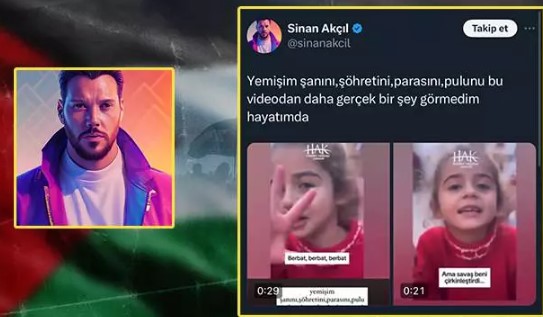 Foto - Herkes kansız değil! İşte Gazze'yi destekleyen Türk ünlüler