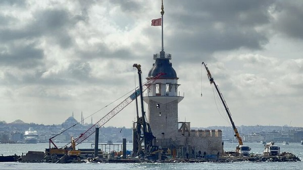 Herkes merak ediyor! İşte, Kız Kulesi'nin son hali