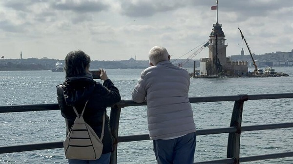 Foto - Herkes merak ediyor! İşte, Kız Kulesi'nin son hali