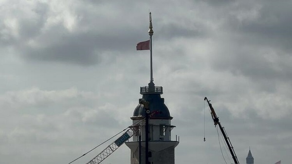 Foto - Herkes merak ediyor! İşte, Kız Kulesi'nin son hali