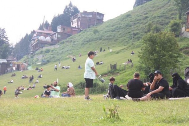 Foto - Herkes oraya akın etti! Otel ve pansiyonlarda yer kalmadı