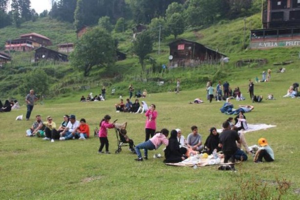 Foto - Herkes oraya akın etti! Otel ve pansiyonlarda yer kalmadı