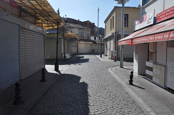 Foto - Herkes oy kullanmaya gitti, çarşı boş kaldı