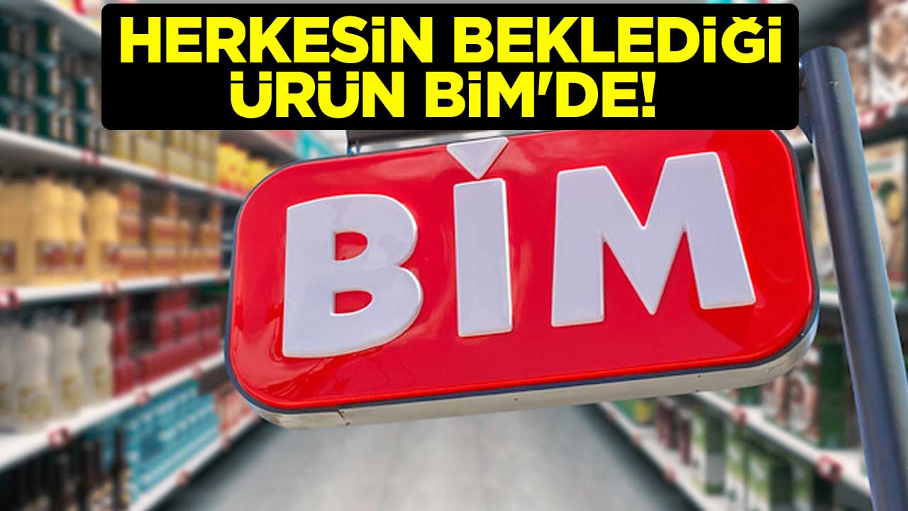 Herkesin beklediği ürün BİM'de! 30 Haziran aktüel ürünleri