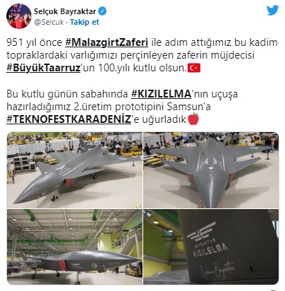 Foto - Heyecanlandıran "Kızılelma" paylaşımı! Yola çıktı