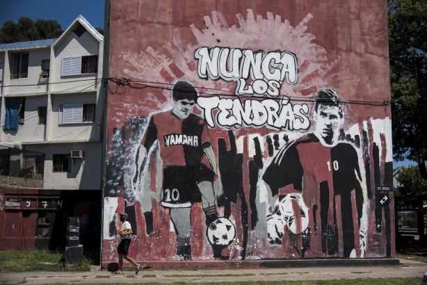 Foto - Hiçbir futbolcu için bu kadarı yapılmadı! Messi'nin şehrinde inanılmaz kareler