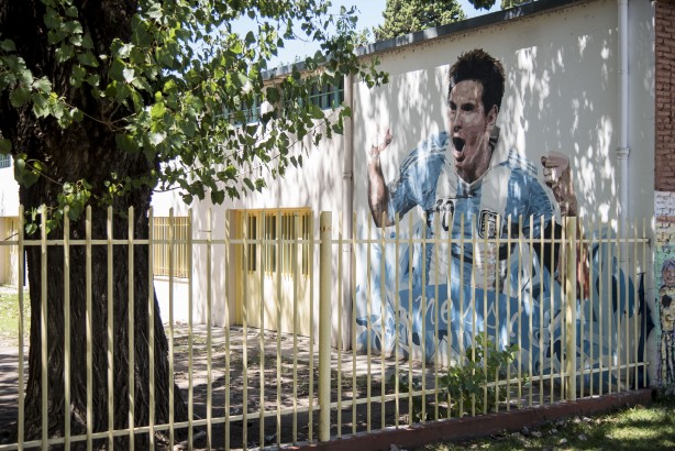 Foto - Hiçbir futbolcu için bu kadarı yapılmadı! Messi'nin şehrinde inanılmaz kareler