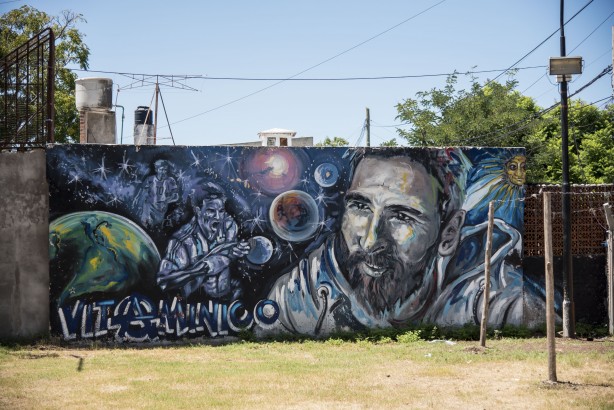 Foto - Hiçbir futbolcu için bu kadarı yapılmadı! Messi'nin şehrinde inanılmaz kareler