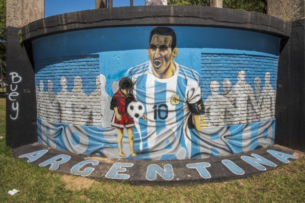 Foto - Hiçbir futbolcu için bu kadarı yapılmadı! Messi'nin şehrinde inanılmaz kareler