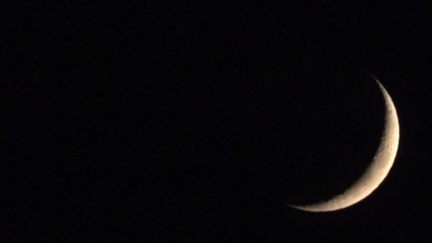 Foto - Hilal ve minarenin muazzam görüntüsü hayran bıraktı