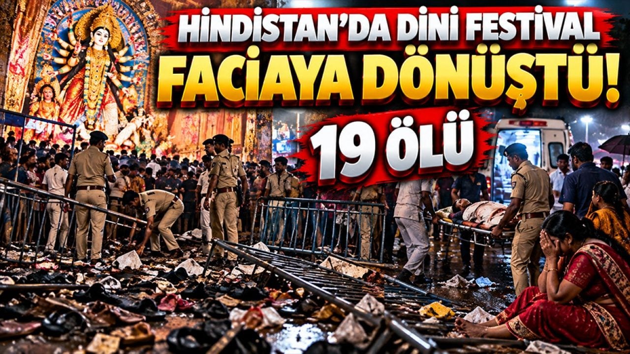 Hindistan'da dini festival faciaya dönüştü! İzdihamda 19 kişi hayatını kaybetti
