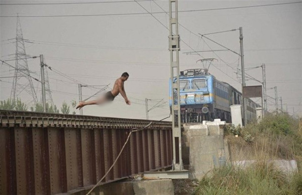 Foto - Hindistan'da sıra dışı eğlence anlayışı