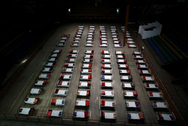 Foto - Hindistan'da spor salonu hastaneye çevrildi