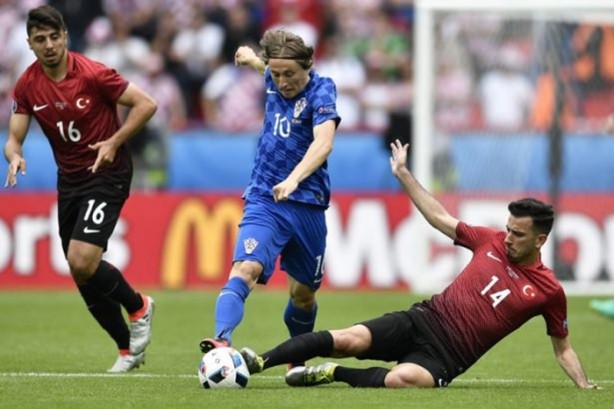 Foto - Hırvatistan'ın golünde ilginç görüntü!