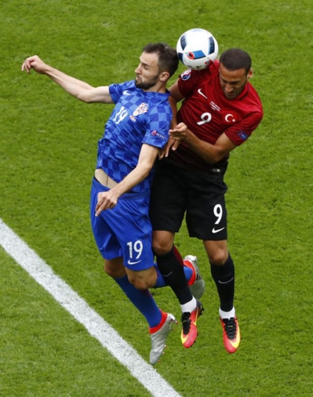 Foto - Hırvatistan'ın golünde ilginç görüntü!