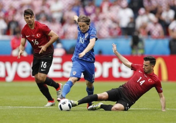 Foto - Hırvatistan'ın golünde ilginç görüntü!