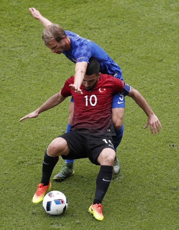 Foto - Hırvatistan'ın golünde ilginç görüntü!