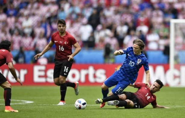 Foto - Hırvatistan'ın golünde ilginç görüntü!