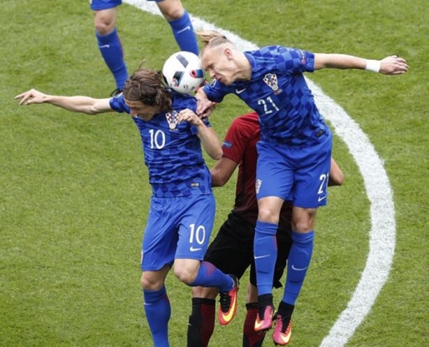 Foto - Hırvatistan'ın golünde ilginç görüntü!