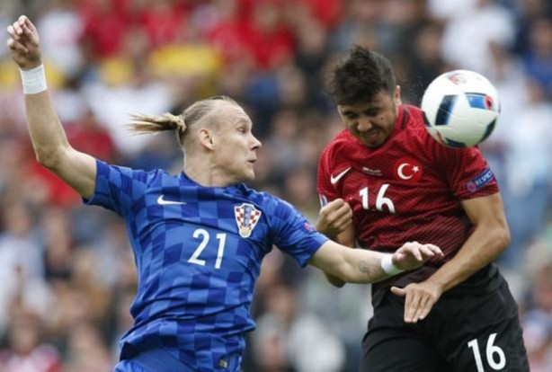 Foto - Hırvatistan'ın golünde ilginç görüntü!