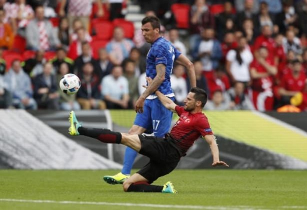 Foto - Hırvatistan'ın golünde ilginç görüntü!