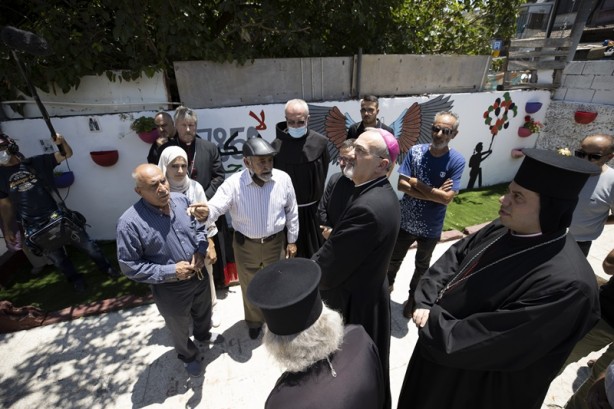 Foto - Hristiyan din adamlarından Filistinlilere destek