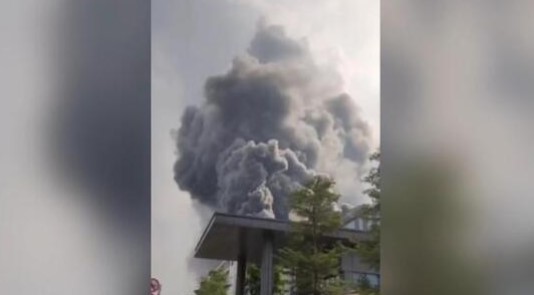 Foto - Huawei'nin laboratuvarında dev yangın