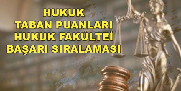 Hukuk taban puanı 2022 hukuk fakültesi başarı sıralaması: