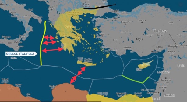 Foto - Hukuksuzluk kanıtlandı: İtalya ile Yunanistan arasındaki deniz sınırı anlaşması yürürlüğe girdi! 