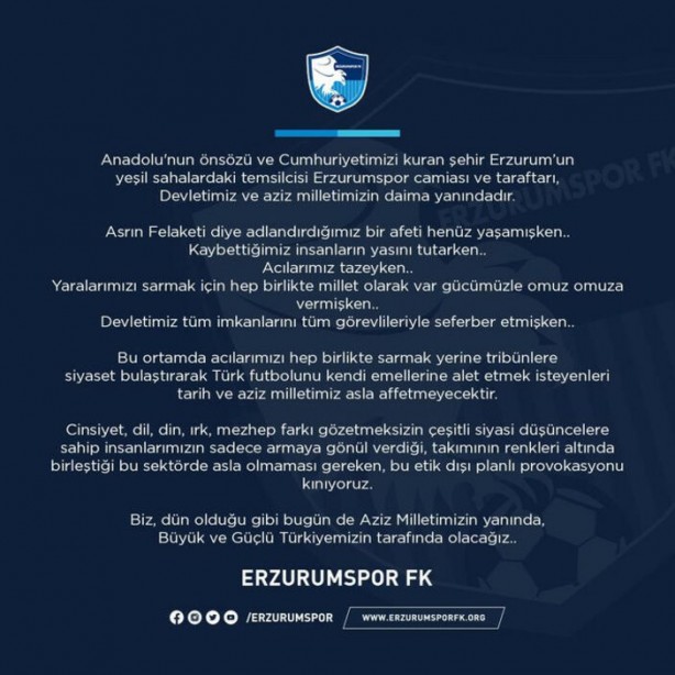 Foto - 'Hükümet istifa' diyen Fenerbahçe ve Beşiktaş'ın taraftarına tepki gösteren  kulüpler belli oldu: Tarafımız...