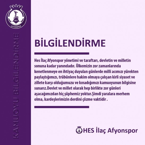 Foto - 'Hükümet istifa' diyen Fenerbahçe ve Beşiktaş'ın taraftarına tepki gösteren  kulüpler belli oldu: Tarafımız...
