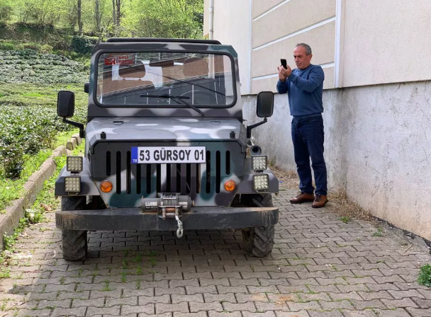 Foto - Hurda demirleri topladı! İhtiyacını karşılayacak bir araba yaptı