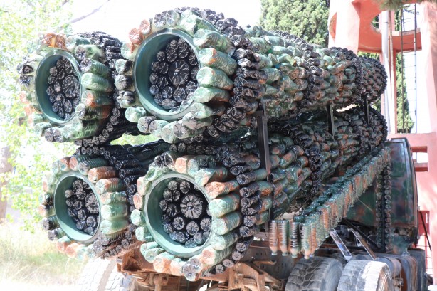 Foto - Samsun'da füze rampası yapıldı! Kullanılan malzemeleri görenler şaşkına dönüyor