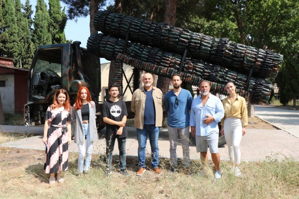 Foto - Samsun'da füze rampası yapıldı! Kullanılan malzemeleri görenler şaşkına dönüyor