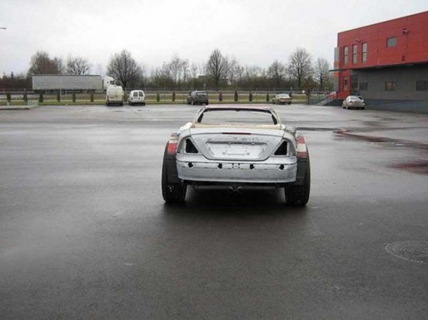 Foto - Hurda Mercedes'ten lüks otomobil yaptı