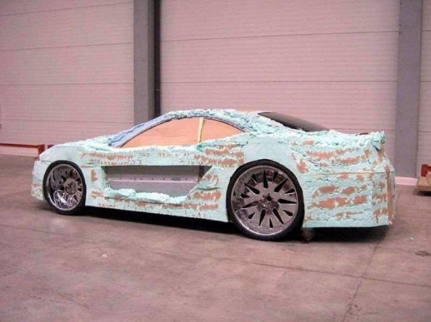 Foto - Hurda Mercedes'ten lüks otomobil yaptı