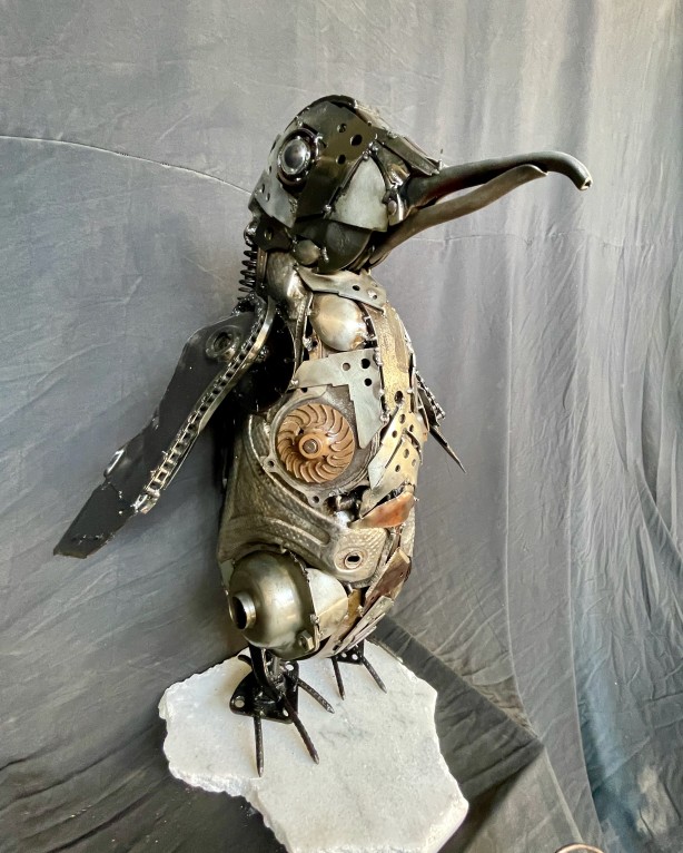 Foto - Hurda metallerden yaptığı heykellerle Başkent Kültür Yolu Festivali'ne renk katacak