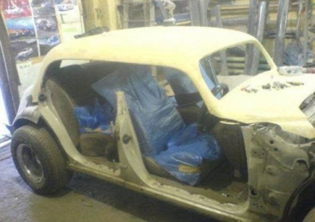 Foto - Hurda otomobili bambaşka bir modele dönüştürdüler
