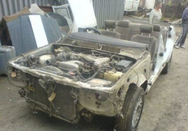 Foto - Hurda otomobili bambaşka bir modele dönüştürdüler