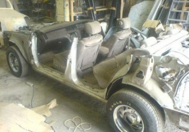 Foto - Hurda otomobili bambaşka bir modele dönüştürdüler