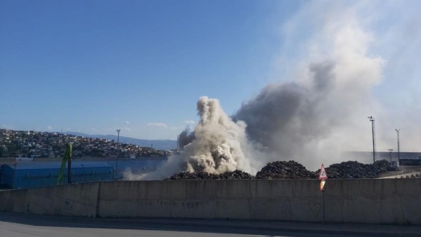 Foto - Hurdalıkta korkunç yangın!