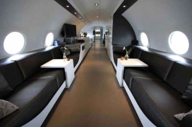 Foto - Hurdaya çıkan uçağı otele dönüştürdü