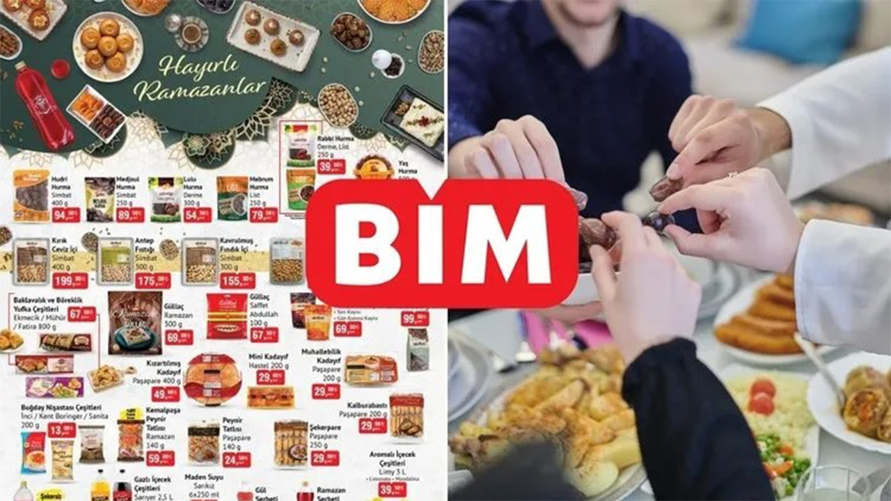 Foto - Hurma, güllaç ve daha niceleri! BİM’de Ramazan ayında sofralar şenlenecek